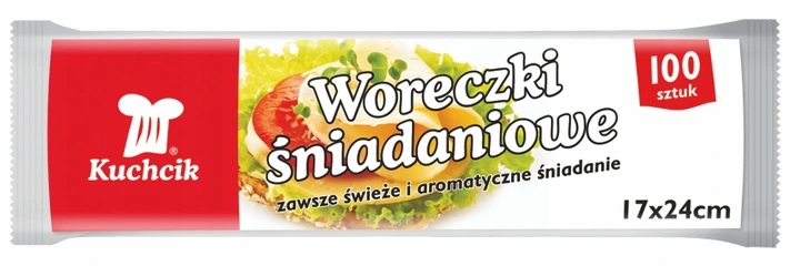 

Woreczki Śniadaniowe 17x24 kuchcik 100szt.