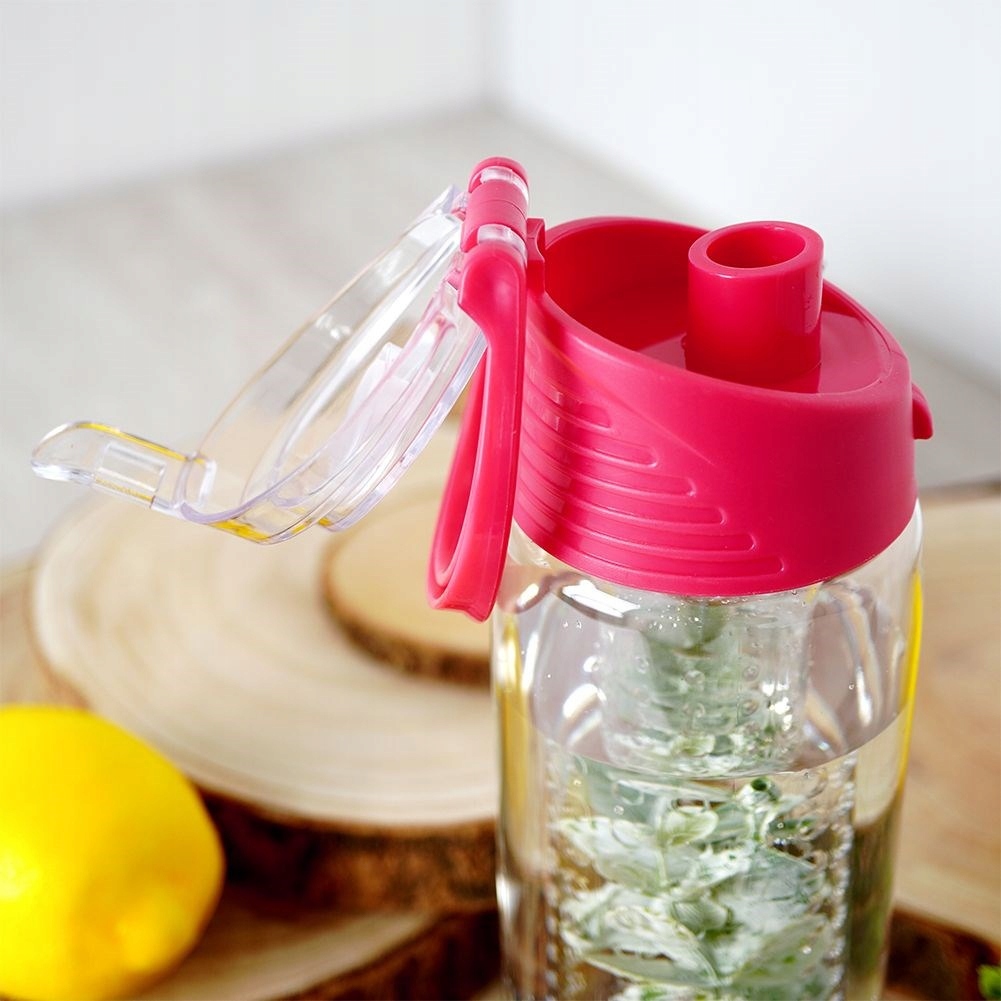 BUTELKA NA WODĘ Z WKŁADEM NA OWOCE 650ml NATURALNY OWOCOWY SMAK WODY Rodzaj butelka