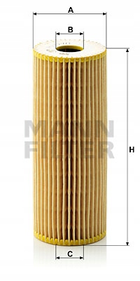 

HU727/1X Man Filtr Oleju Db W124 2