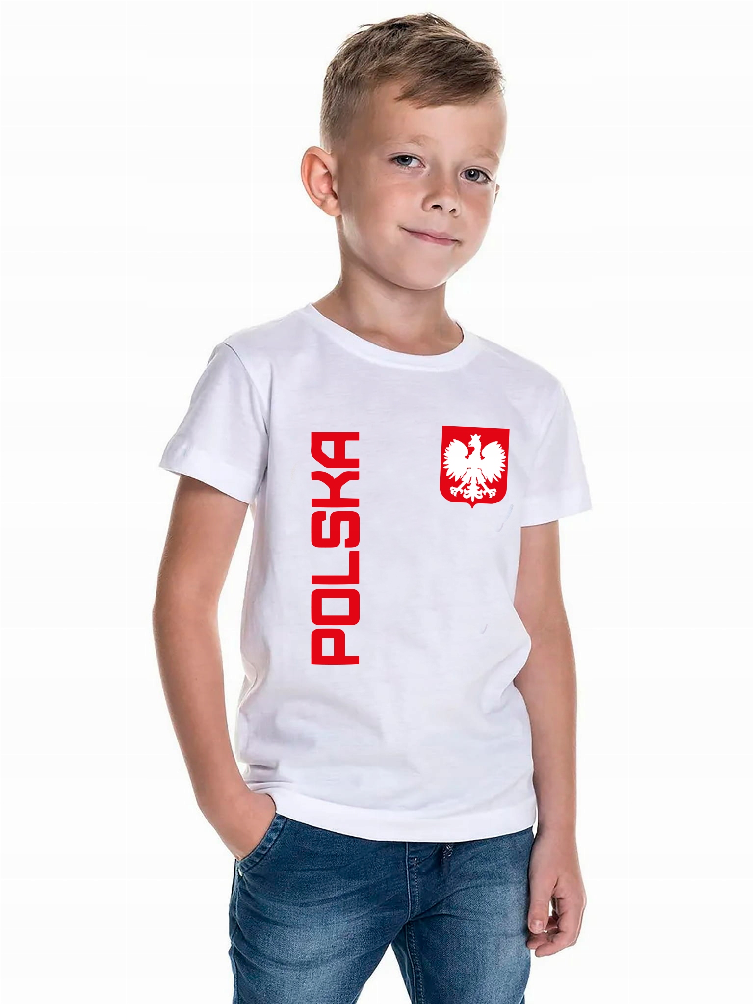 Koszulka Piłkarska dla Dziecka BeLucky POLSKA IMIĘ r.92 Rozmiar 92