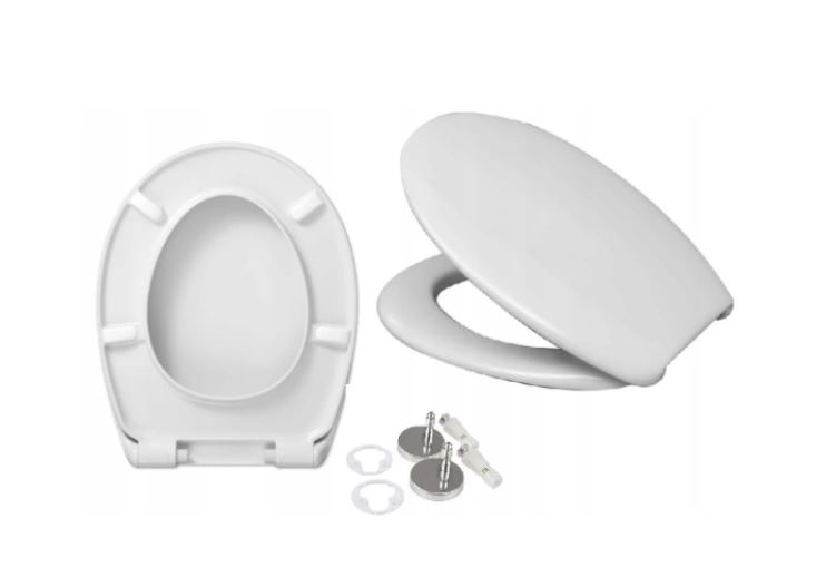 Tvrdé Wc sedátko s pomalým sklápěním, univerzální
