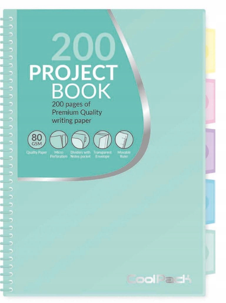 

Coolpack Pastel Kołozeszyt Pp B5 200 stron mięta