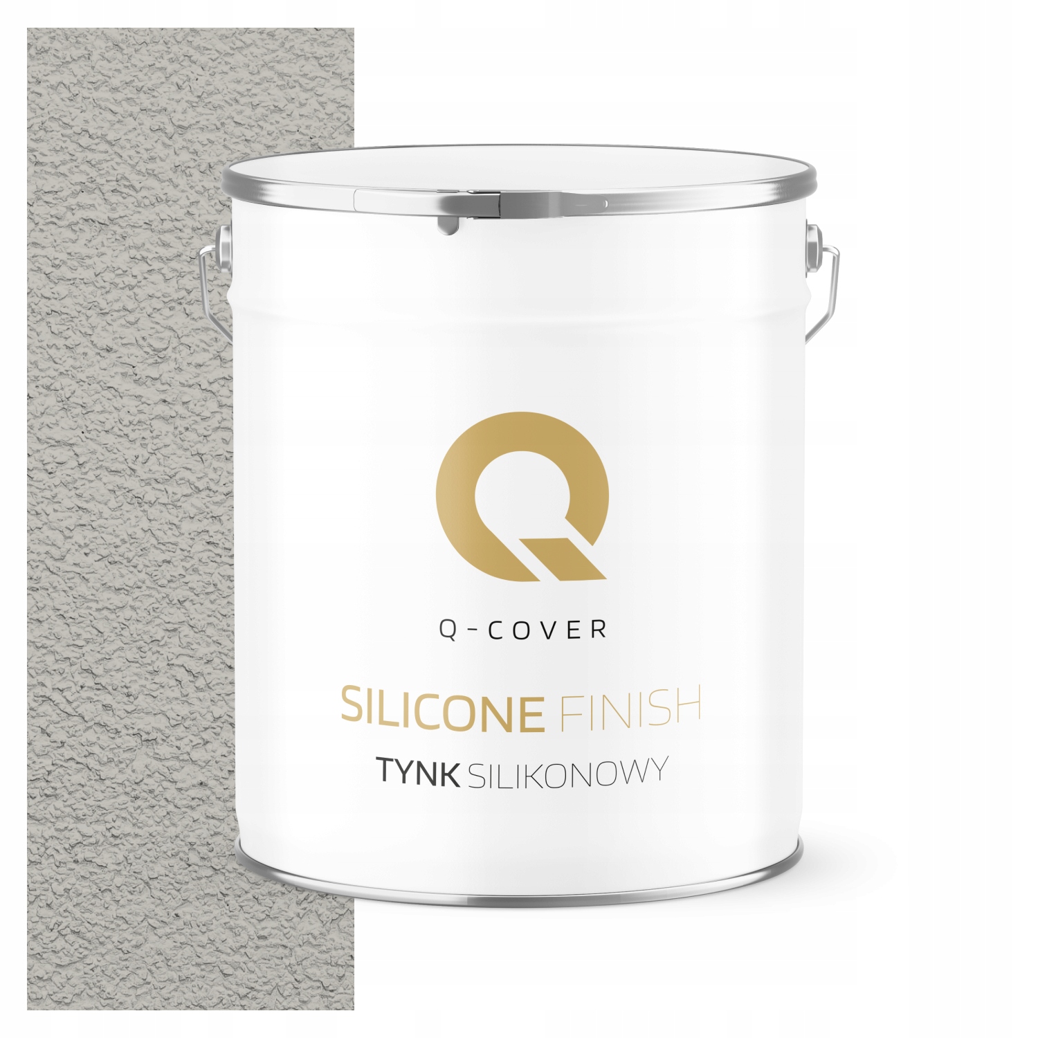 Silikonová Fasádní Omítka Šedá Popelavá F292 7KG Granulace 1.5mm