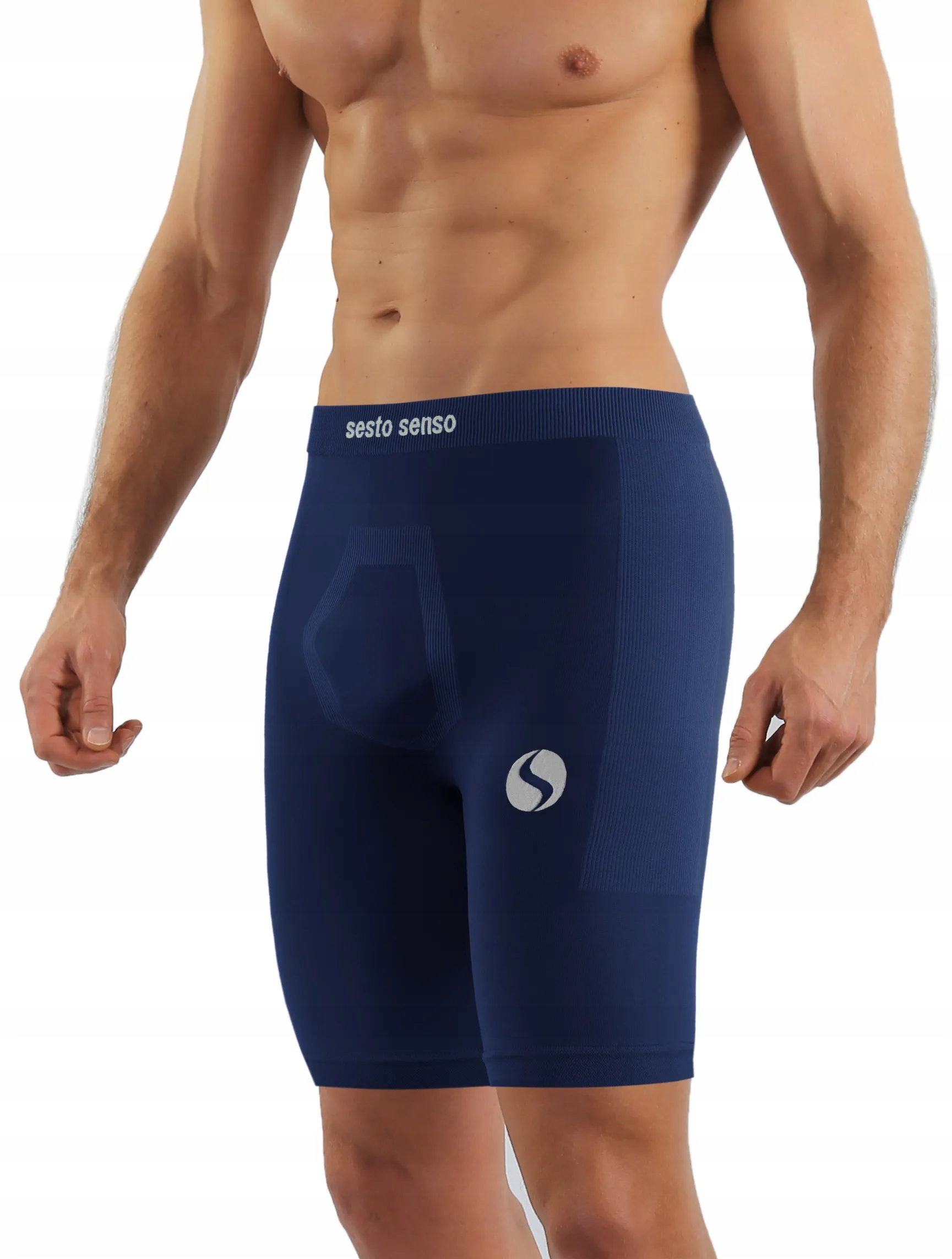 Sesto Senso Spodenki męskie Thermo Active CL41 krótkie granatowe S/m