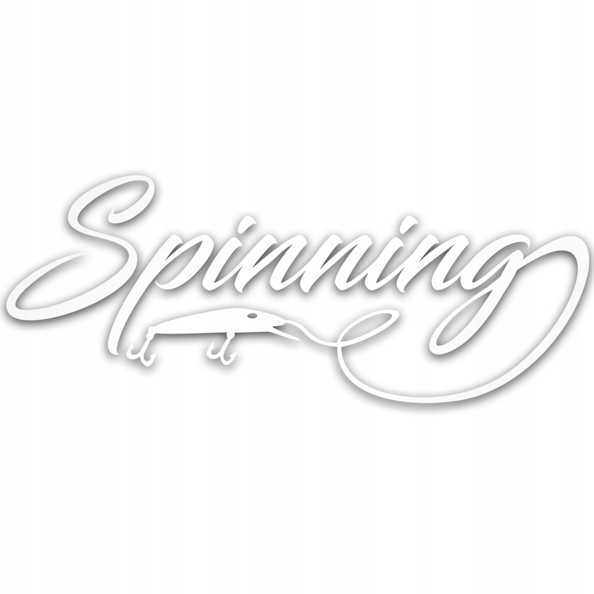 Naklejka Spinning Wędkowanie Na Samochód Wędkarza