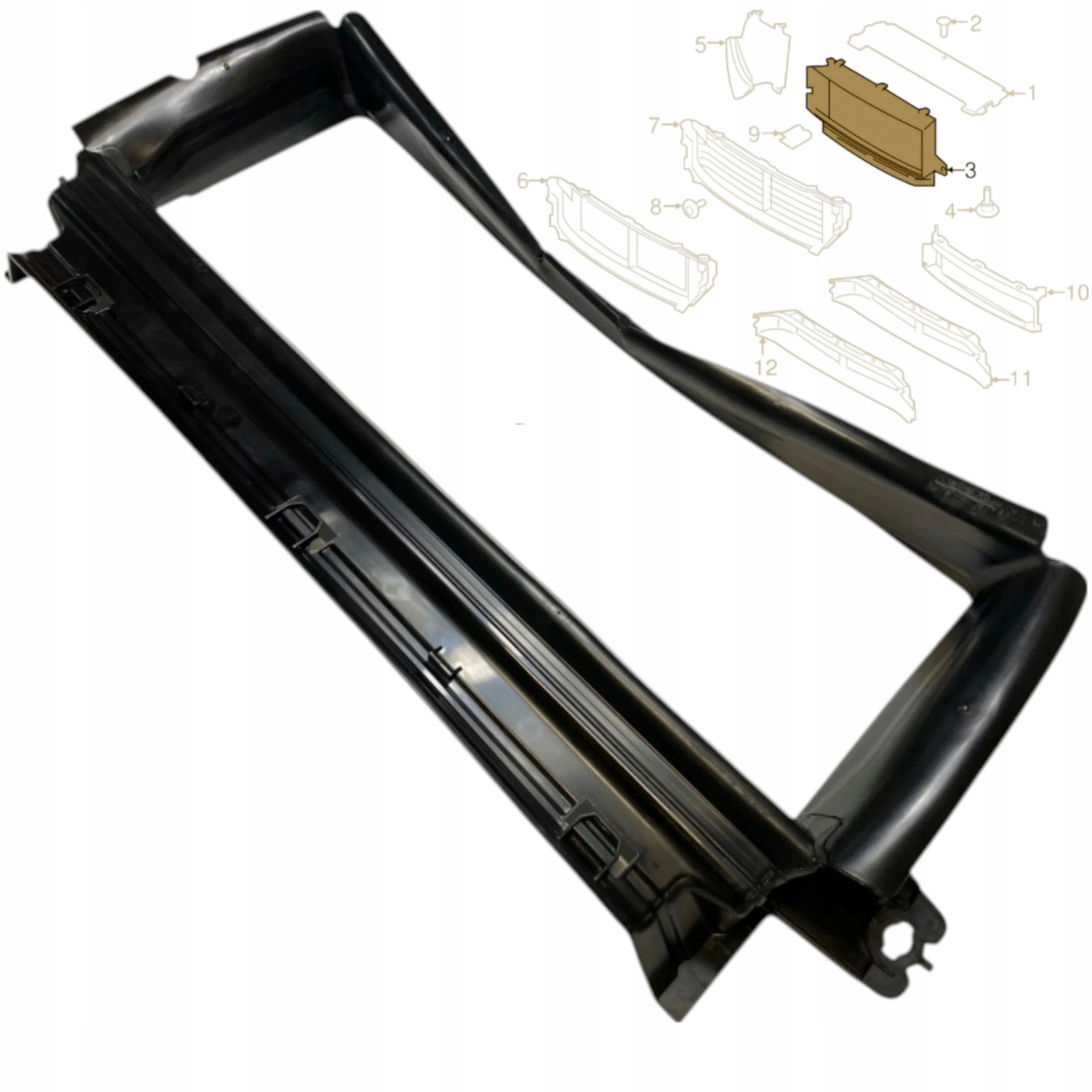 Volvo XC90 (2015-) Volant Vzduchu Přední Horní Vstup Nový 31353798