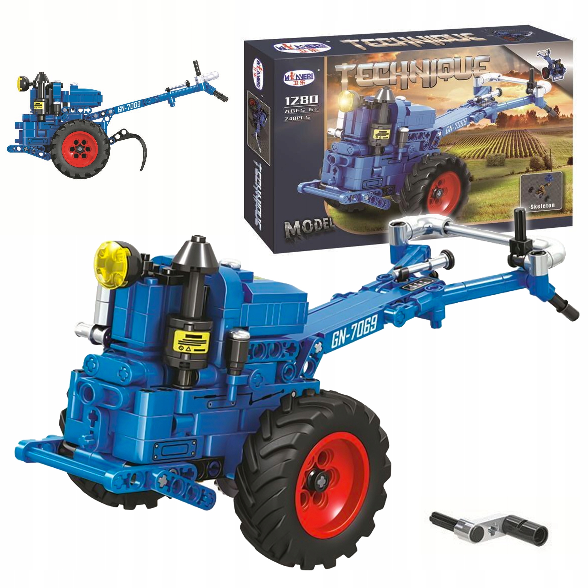 

Klocki Technic Konstrukcyjne Pług Rolniczy 248 ele