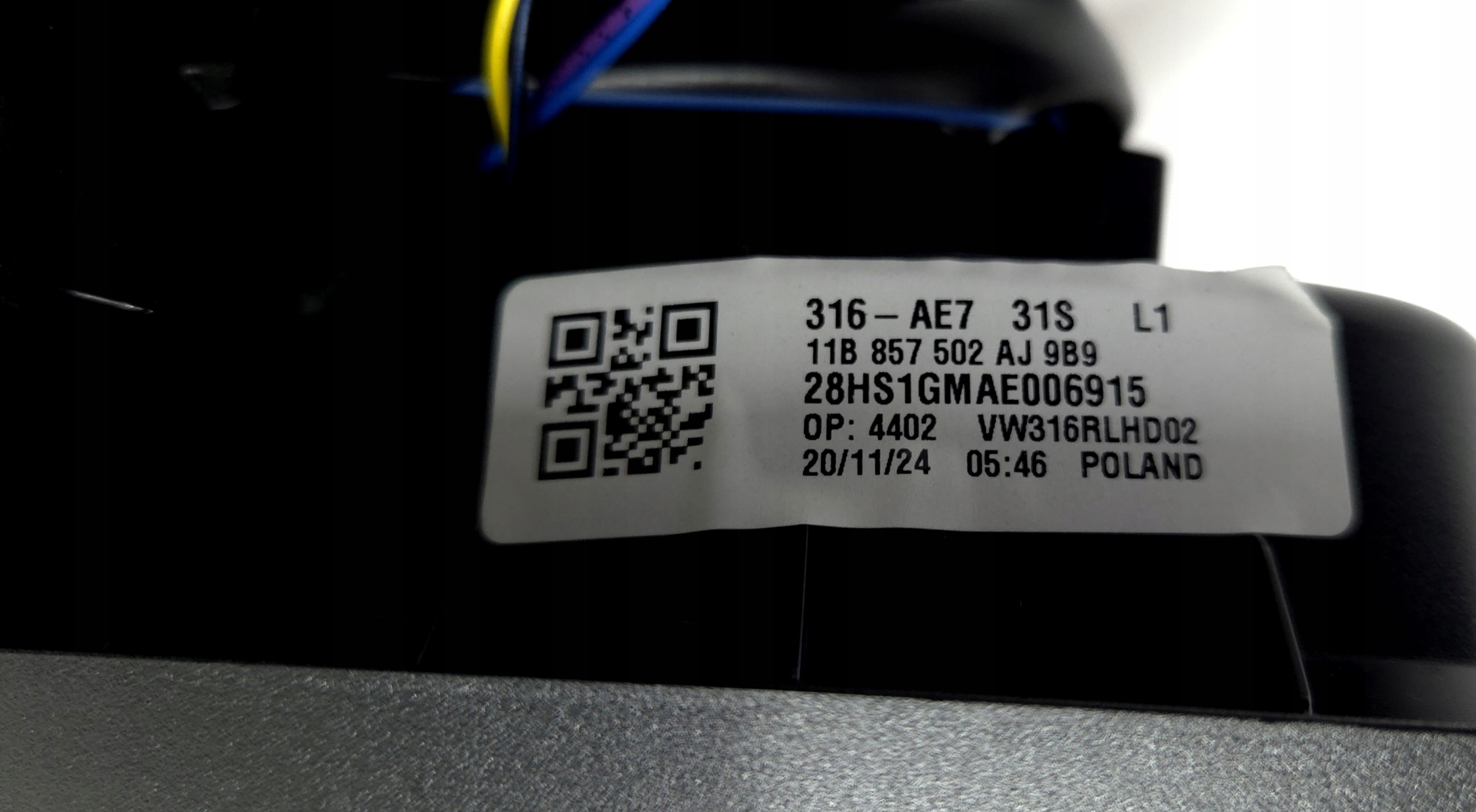 основа зеркало правая 9 пин vw ID4 id 4 11B857502AJ