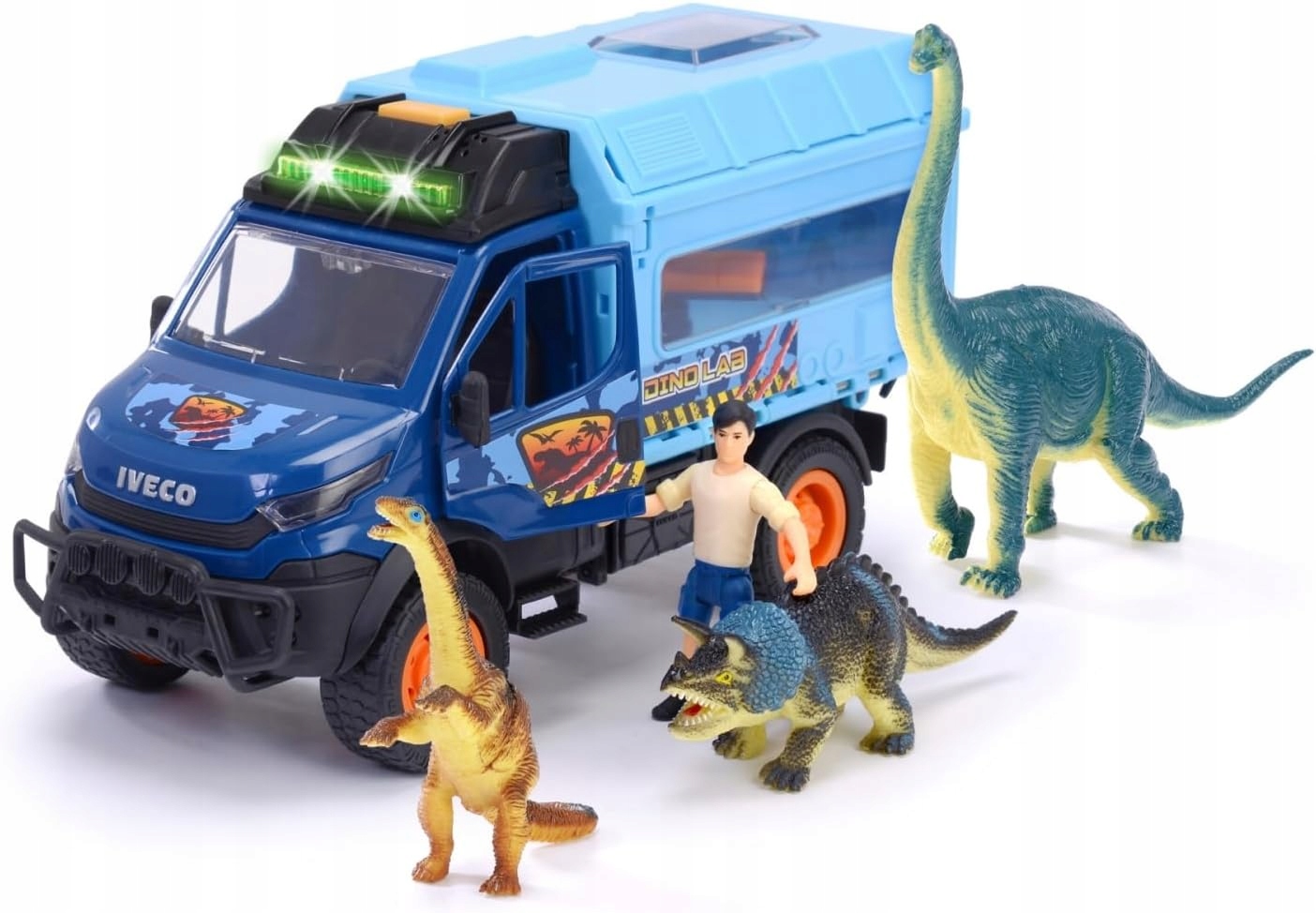 Auto Dino World Lab Dickie S Hračkami Z Laboratoře A Figurkami
