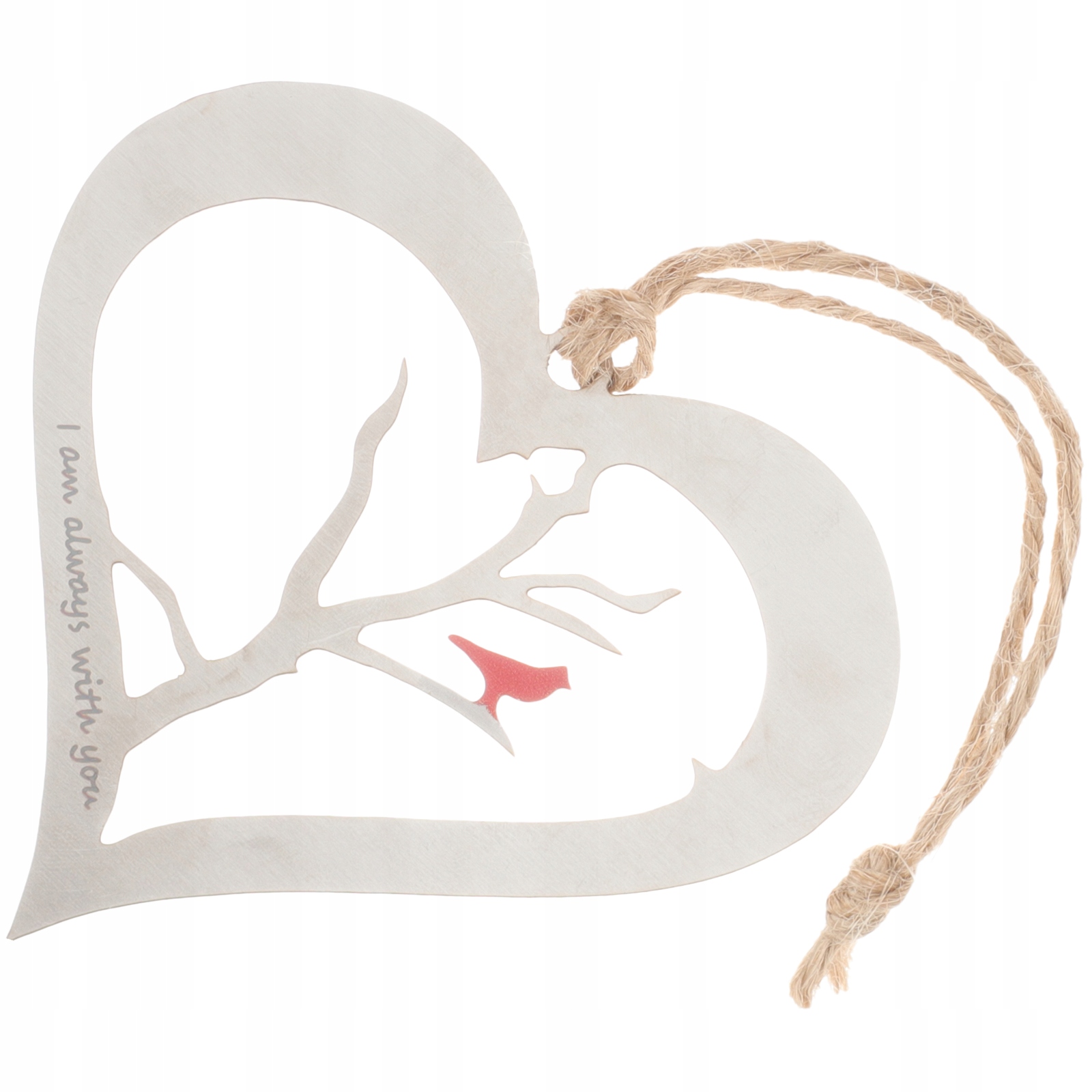 CZERWONA OZDOBA CZERWONY PTAK OZDOBA WISZĄCE RZEMIOSŁO NA ŚCIANIE