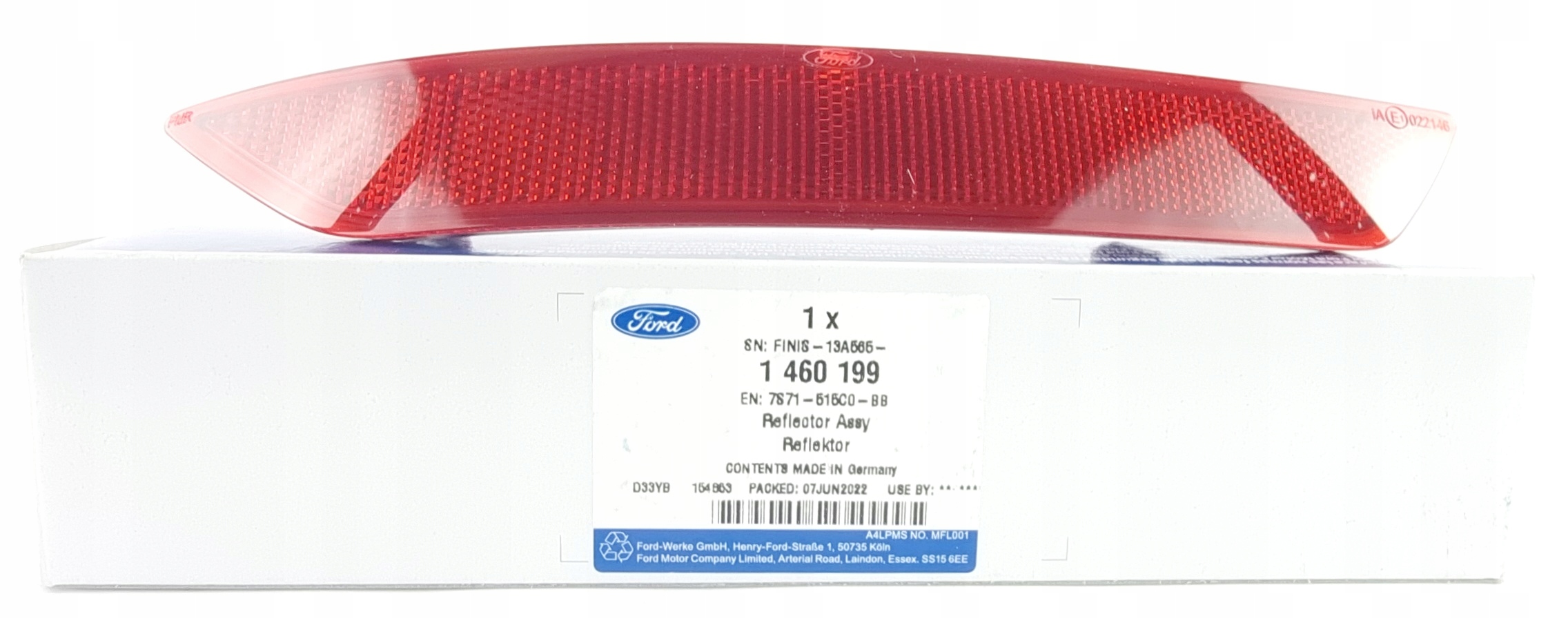 

Odblask Zderzaka Lewy Tył Ford Mondeo MK4 2007-14