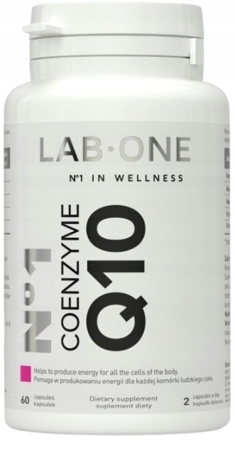 Lab One N°1 Coenzyme Q10 60 kaps Koenzym Ubichinol Zdolności wysiłkowe