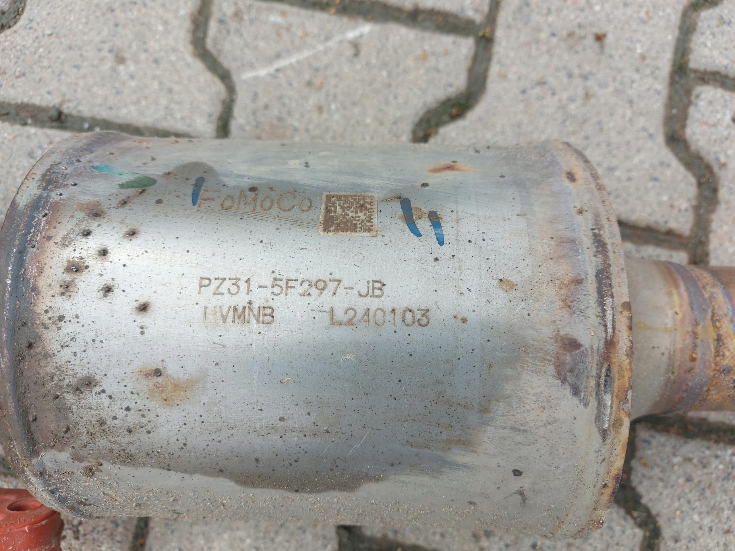 Transit Custom II 2024 catalyst tlumik pipe exhaust pipe 2.0d pz31-5F297--jb