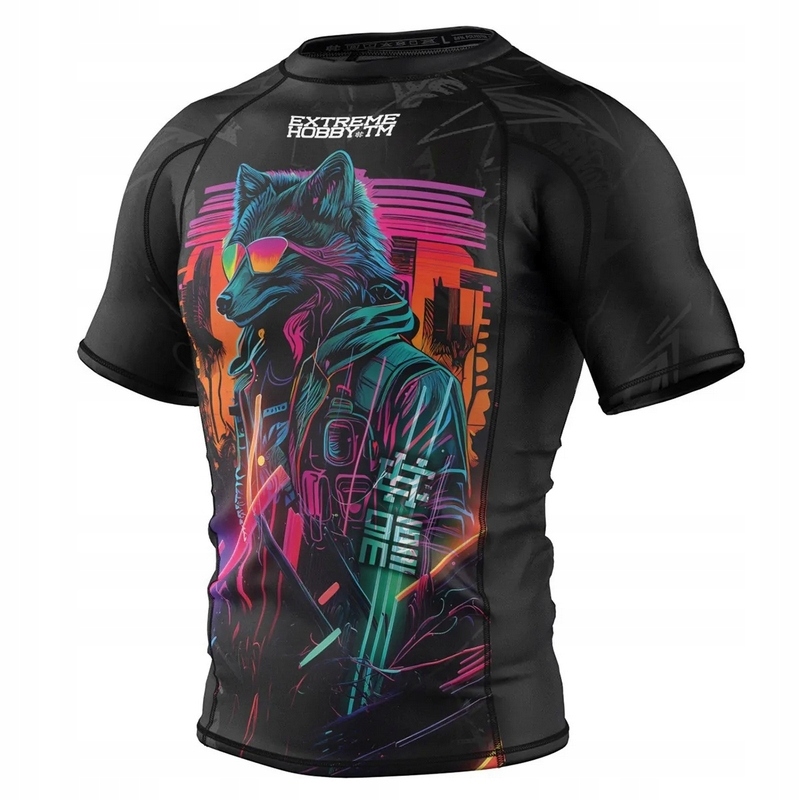 Extreme Hobby Rashguard Koszulka Cyber Wolf L