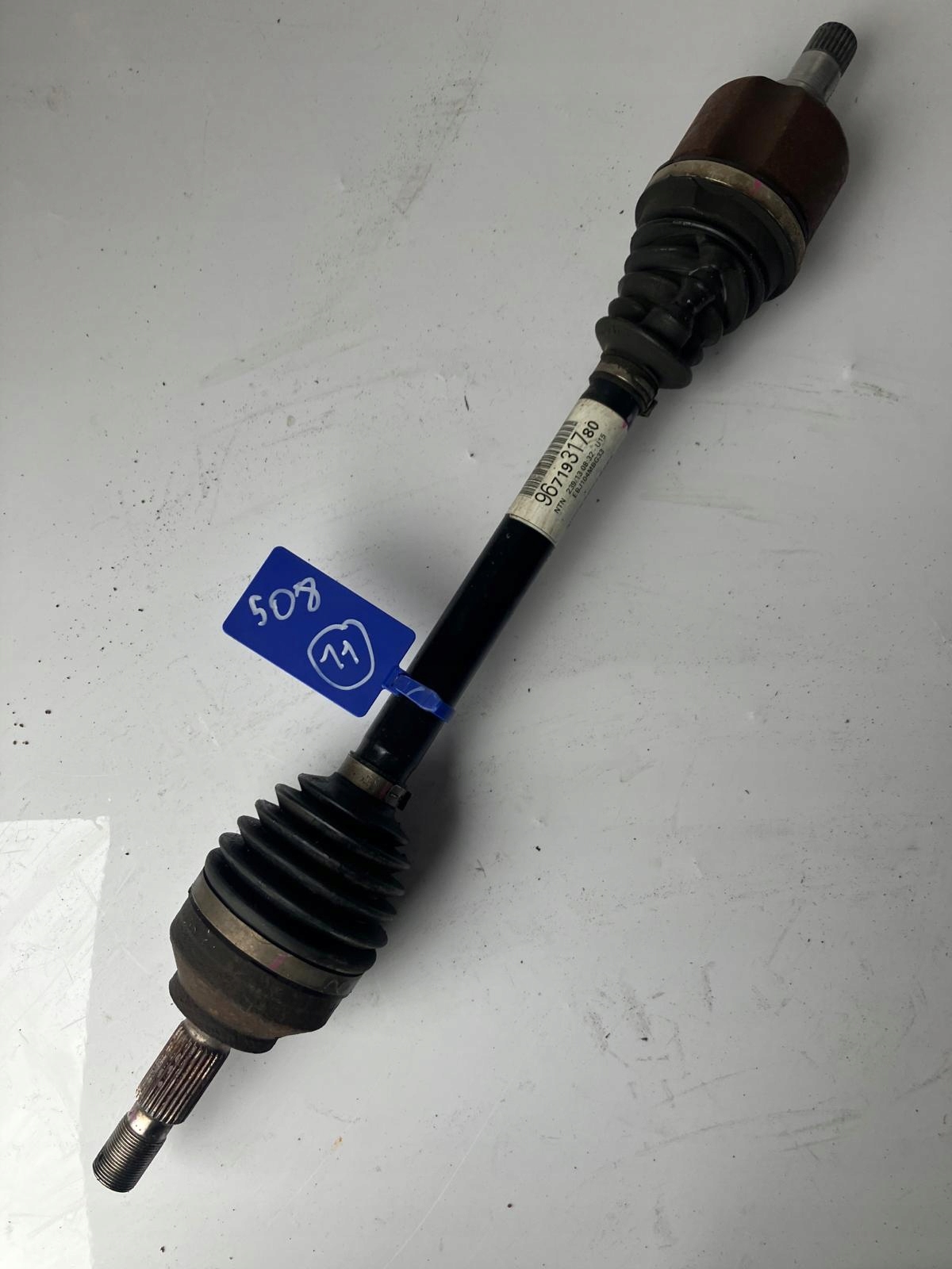 semi-axis left PEUGEOT 508 2.0 HDI 9671931780