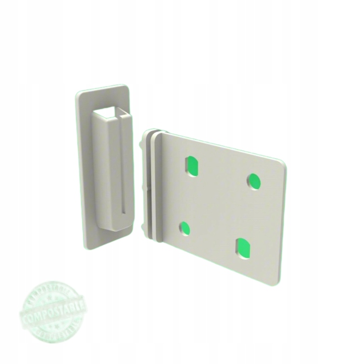 Wspornik pionowy 57 x 45 mm kompostowalny