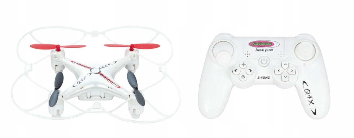 Jamara Q4x Wyczynowy Dron Quadrocopter Turbo 2.4GHz Akrobacje Led Żyroskop