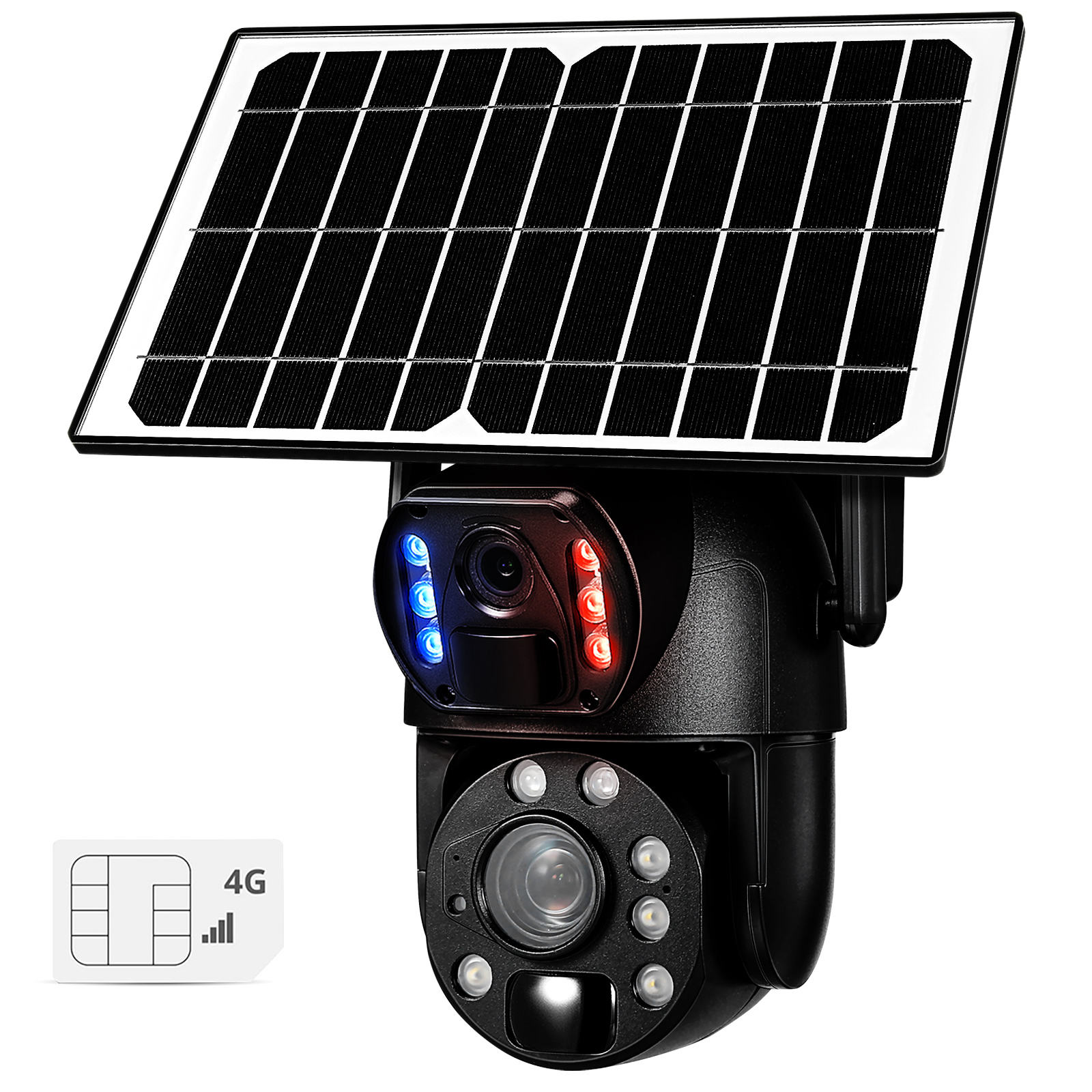 KAMERA SOLARNA ZEWNĘTRZNA 4G LTE: KAMERA BEZPRZEWODOWA BEZ WIFI - ZOOM 20X