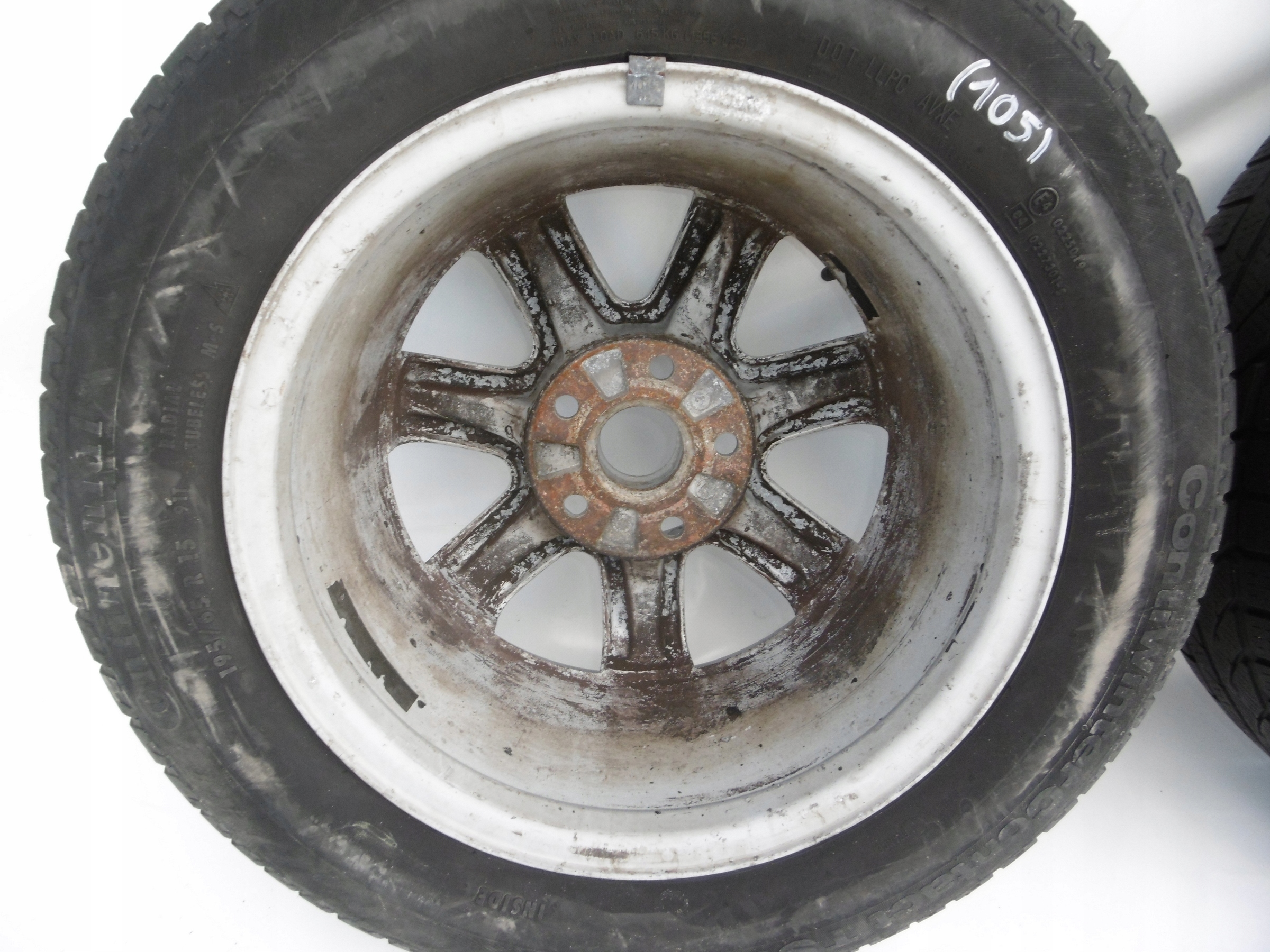 ALUFELGA 5x112 ET45 VW AUDI + OPONA 195/65 R15 Średnica felgi 15