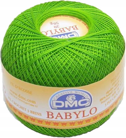 DMC babylo 10 kol. 906 trawiasty 50 gr. 267 m.