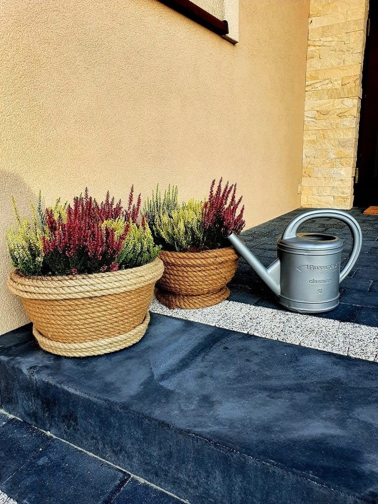 LINA JUTOWA 12mm x 50m - ozdobna kręcona naturalna, powróz, sznur jutowy Średnica 12 mm