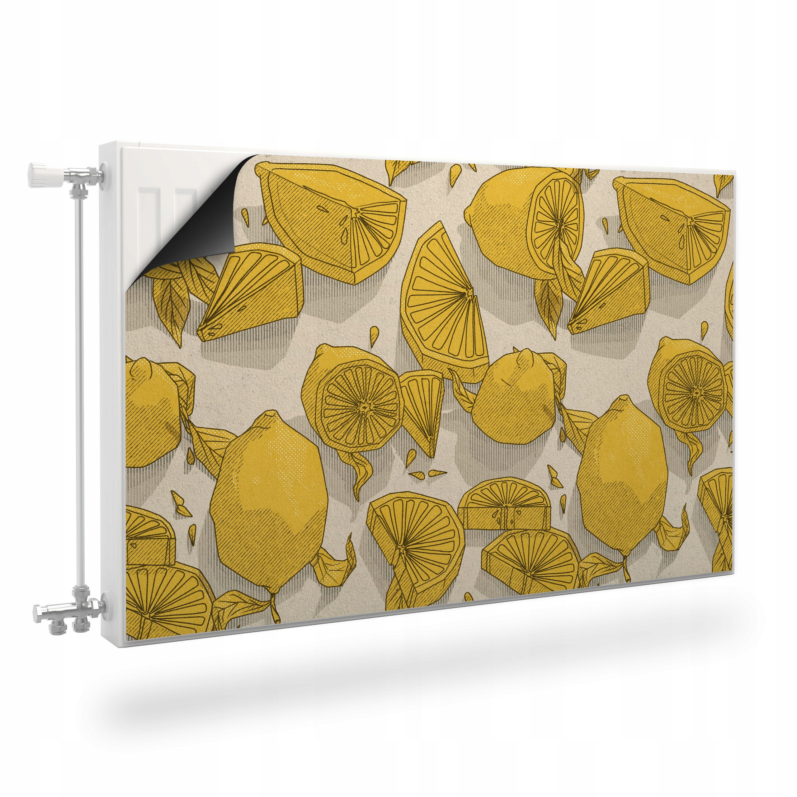 Magnetická Podložka Na Radiátor Citrony Ovoce Abstrakce Do Kuchyně 120x60