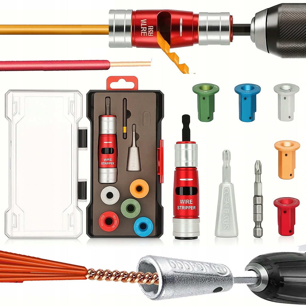 Stahovák škrabky izolace pro Kabelové Kabely Korowarka Elektrika Set