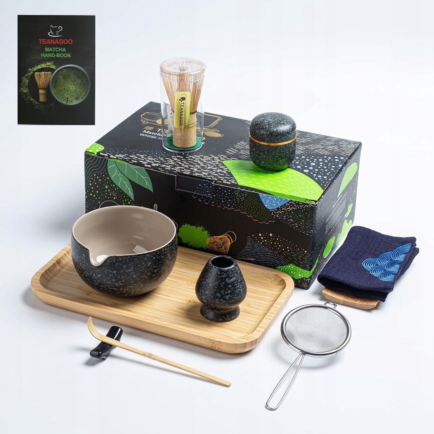 Sada Na Přípravu Japonského Čaje Matcha Teanagoo Keramická