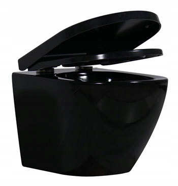 ZESTAW WC STELAŻ GEBERIT BASIC MISKA WC ARBO SLIM RIM PRZYCISK MOCHA CZARNY Wysokość stelaża 112 cm