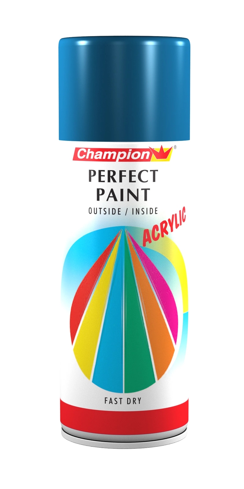 Farba Akrylowa spray Champion Perfect Paint 400ml niebieska jasna Ral 5015