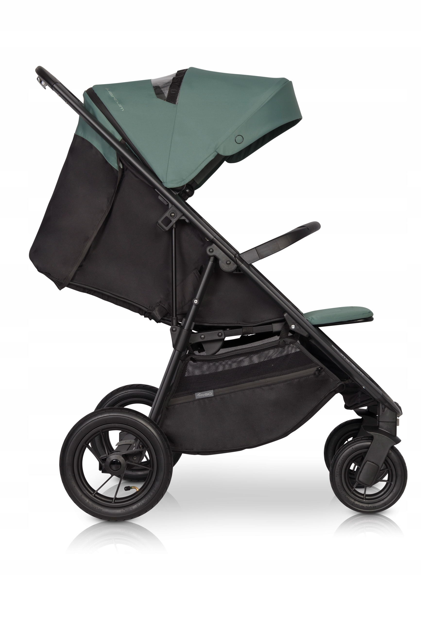 Wózek spacerowy EASYGO QUANTUM POMPOWANE KOŁA 22KG Rodzaj kół Pompowane