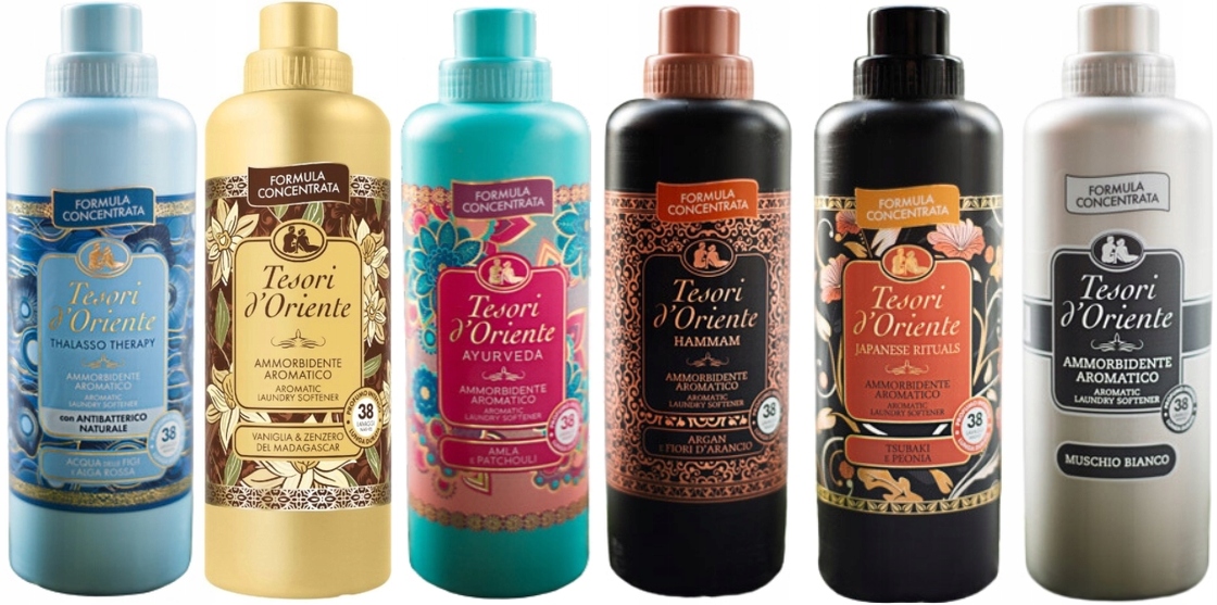 Levně Tesori d'Oriente Sada 6 italských avivážních přípravků 760 ml Tvahjm