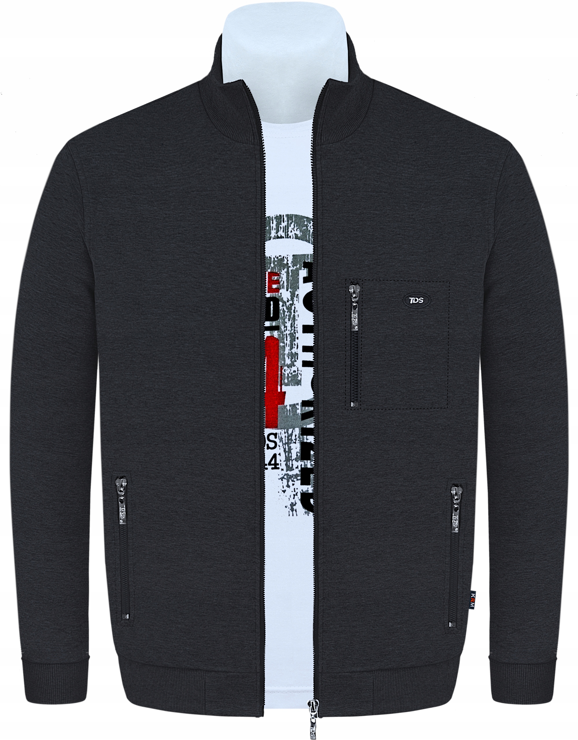

Bluza Męska Tsp zamek bawełna L ant