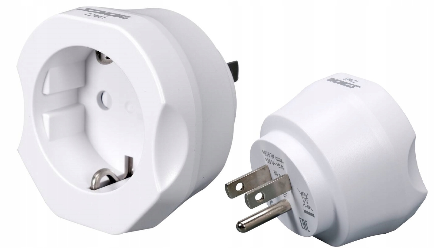 Uniwersalny Adapter Podróżny Przejściówka Usa Eu Pl 72441