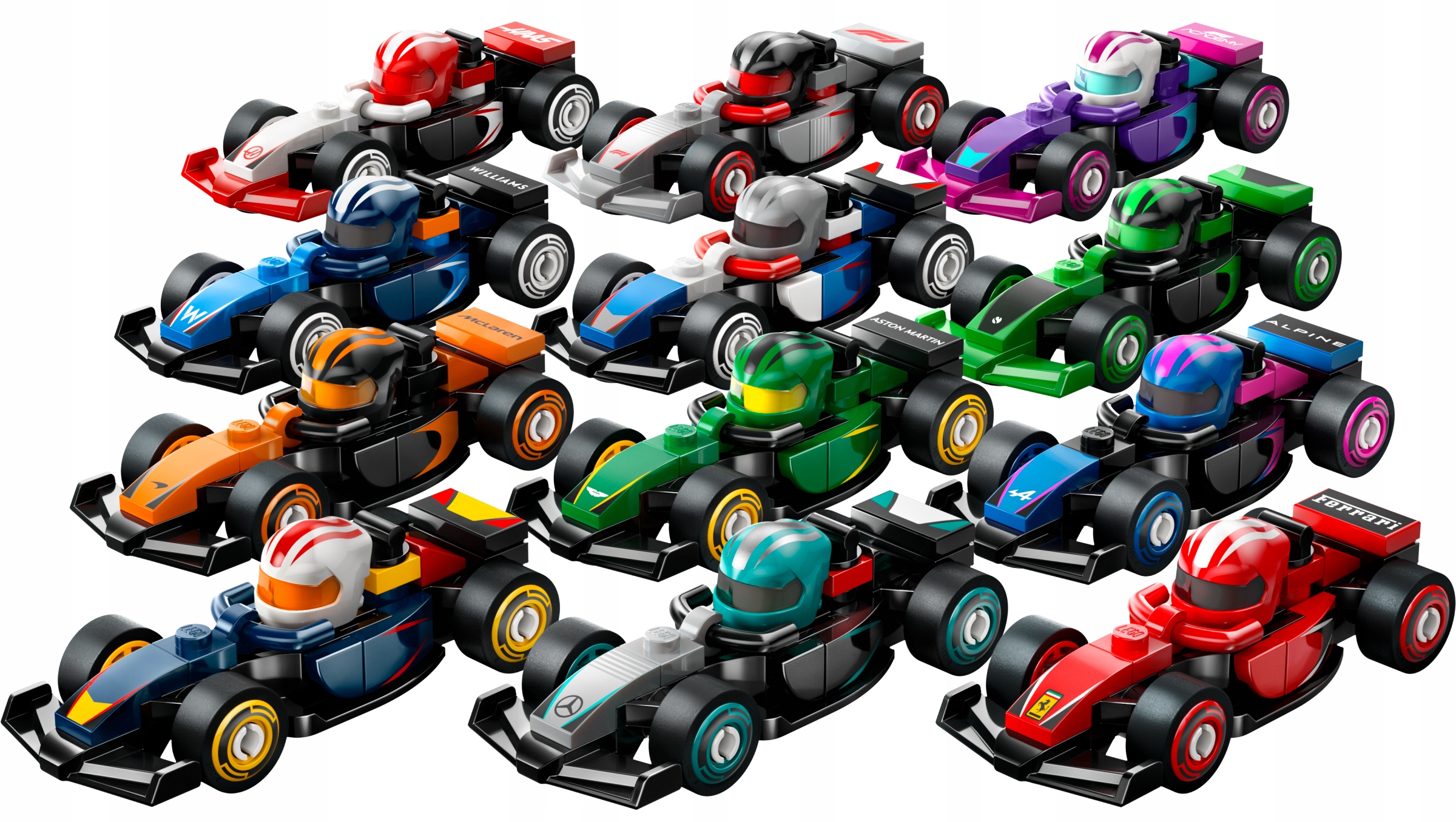 Lego 71049 Sběratelské auta F1 – sada 12 kusů