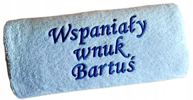 Dárek pro Vnučku Vnuka Den dětí Personalizovaný Ručník velký 70x140