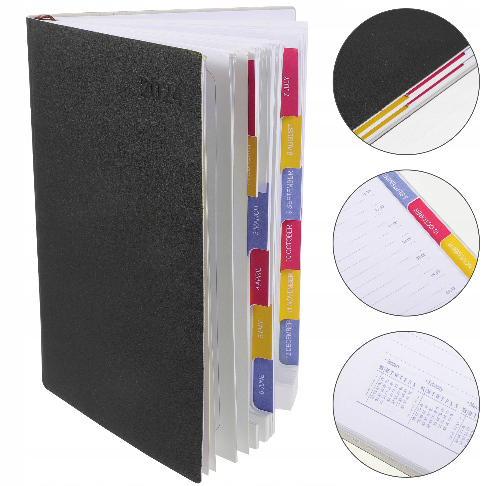 2024 Agenda Book Dated Planner Day Notatnik C Marka inny