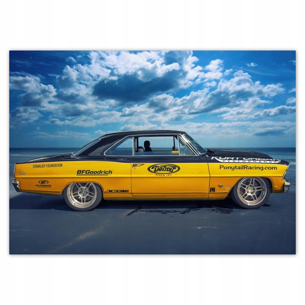 

Plakaty 70x50 Żółty Chevy Nova Ss