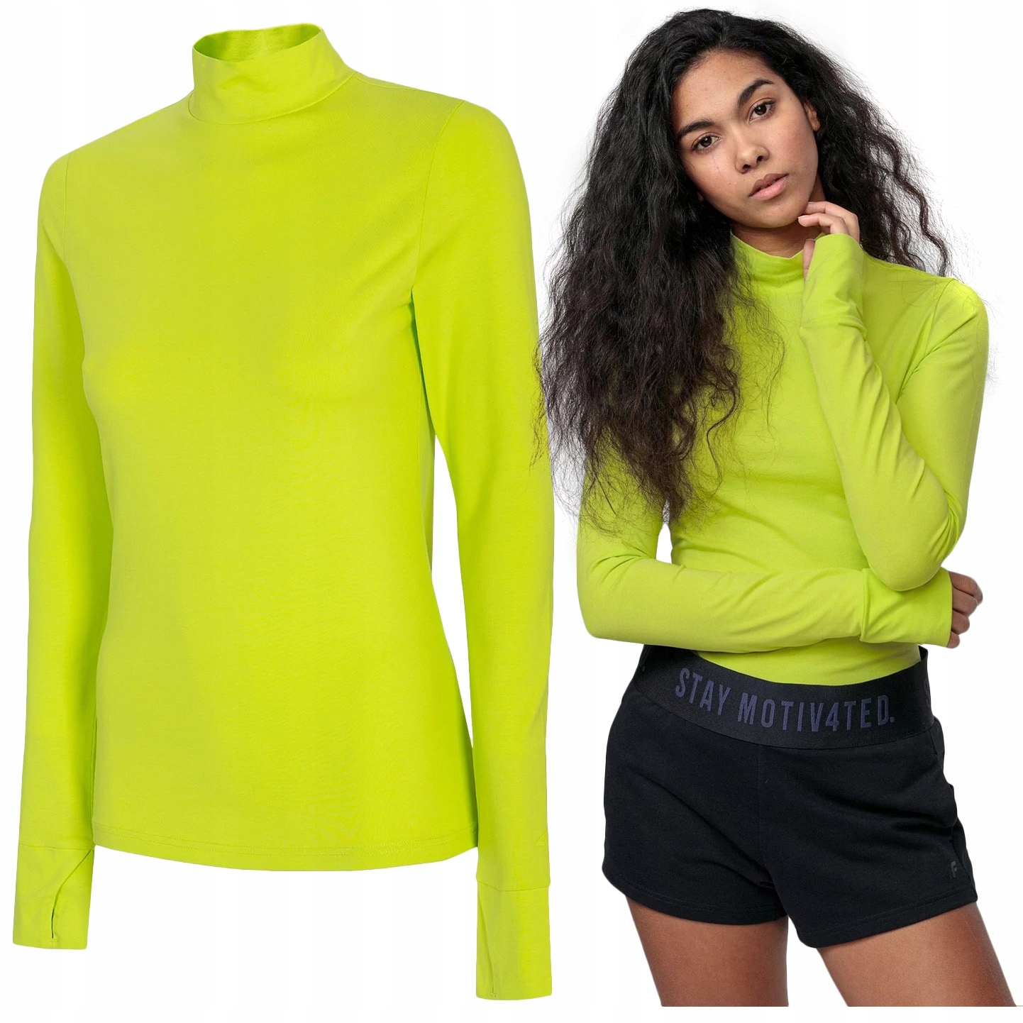 

Longsleeve Bluza damska 4F koszulka TSDL001 XL