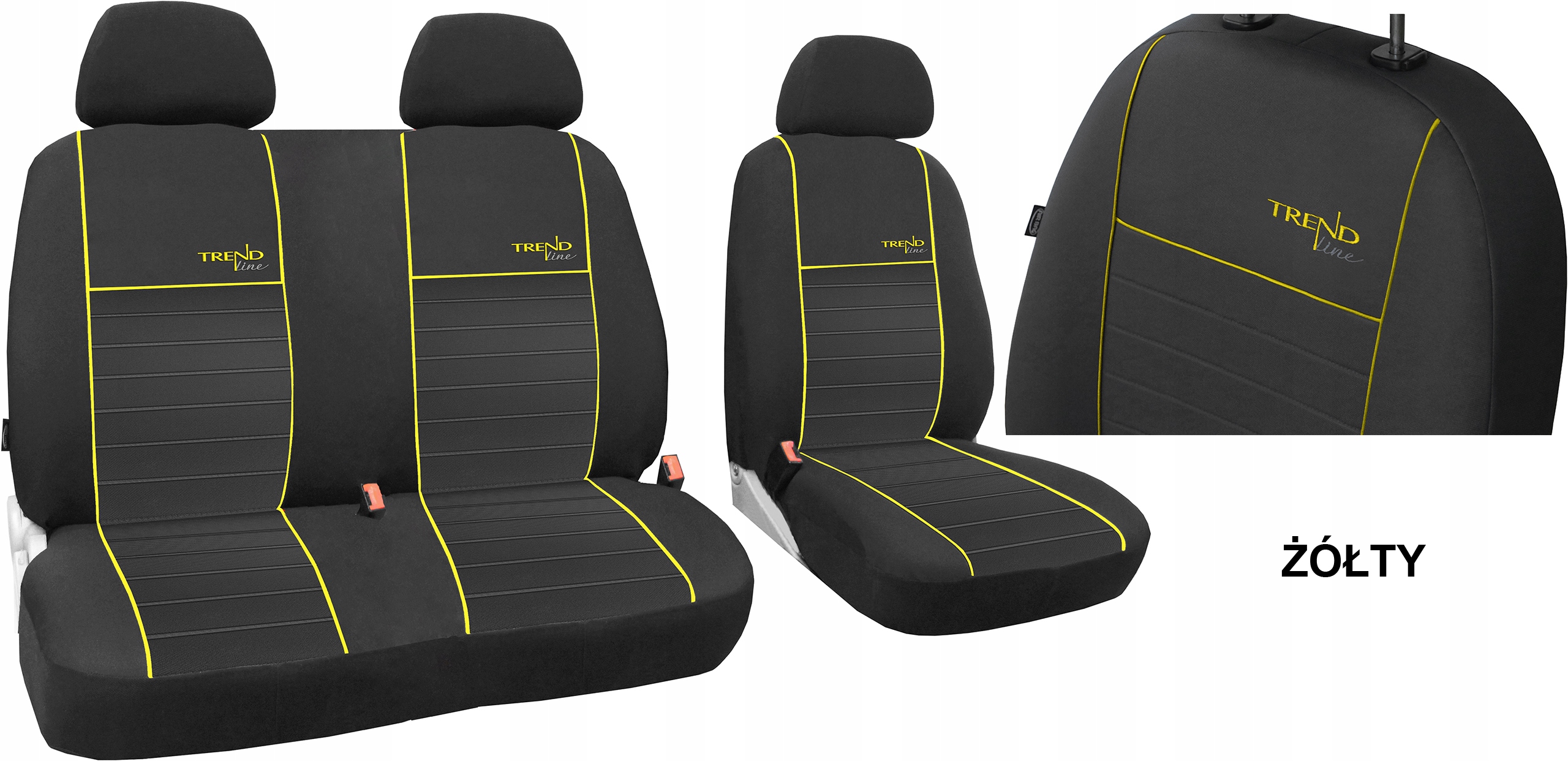POKROWCE MIAROWE NA FOTELE NISSAN INTERSTAR 3 2+1 Materiał materiał tapicerski