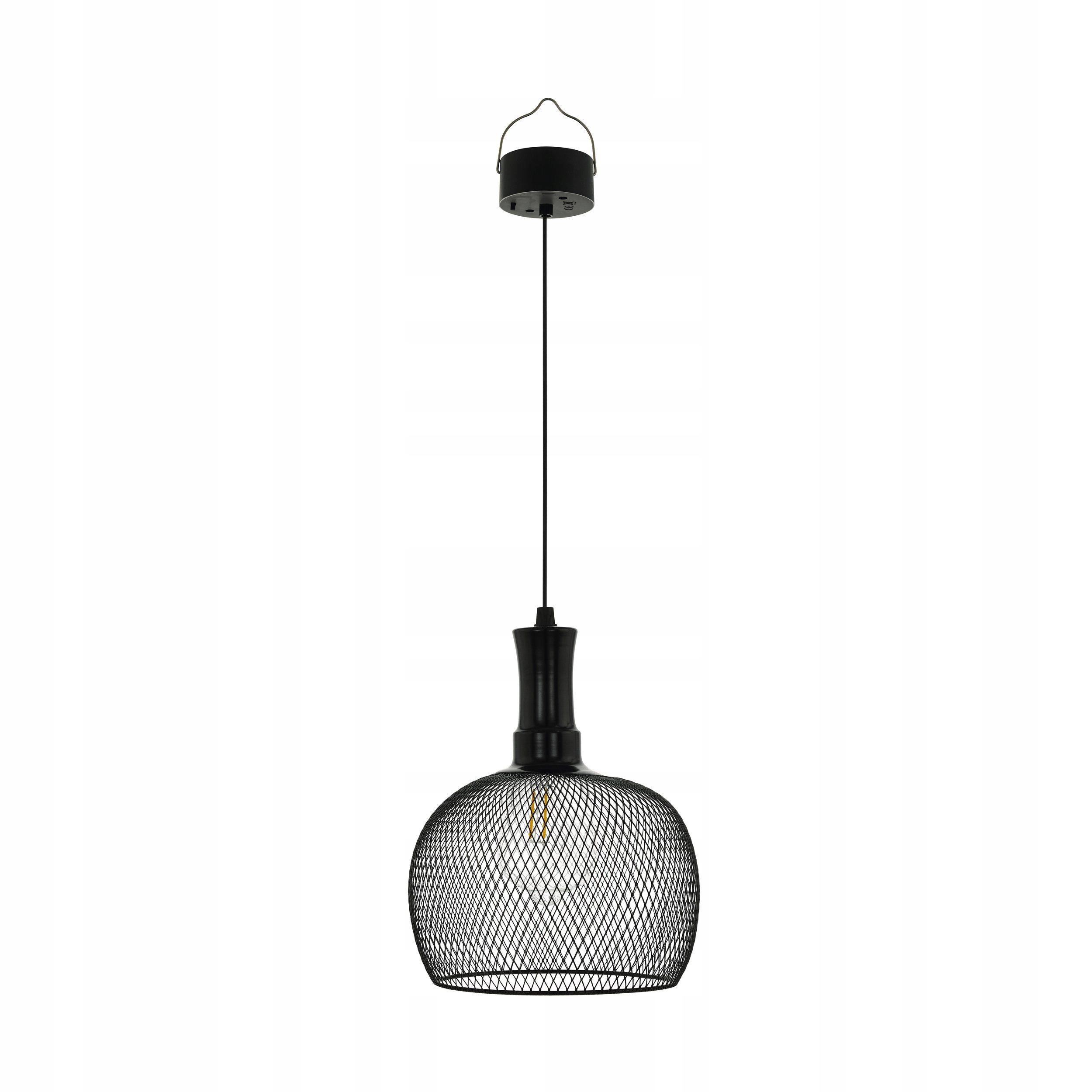 Lampa Solarna wisząca Eglo Led dekoracyjna klosz Ażurowy Czujnik Zmerzchu