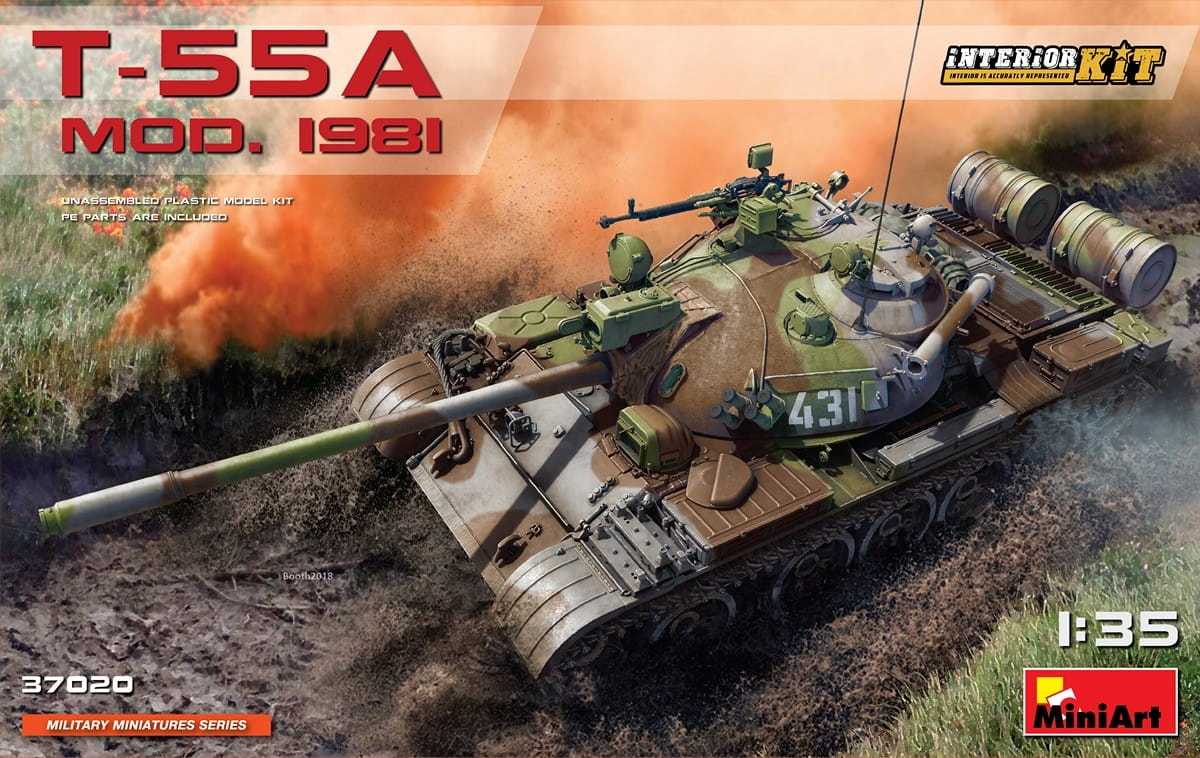 T-55a Mod.1981 Interior Kit 1:35 MiniArt 37020