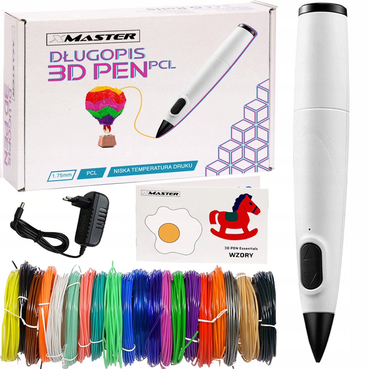 

Drukarka Długopis 3D Pen 2 Zestaw Wkłady 100M