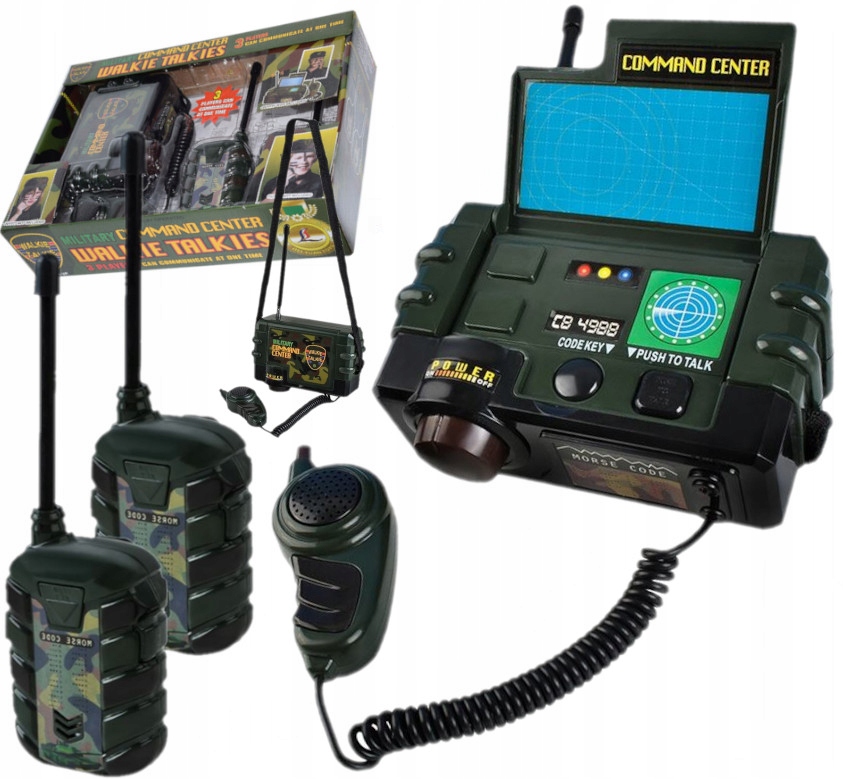 

Walkie Talkie Dla Dzieci + Centralka Baza Zestaw