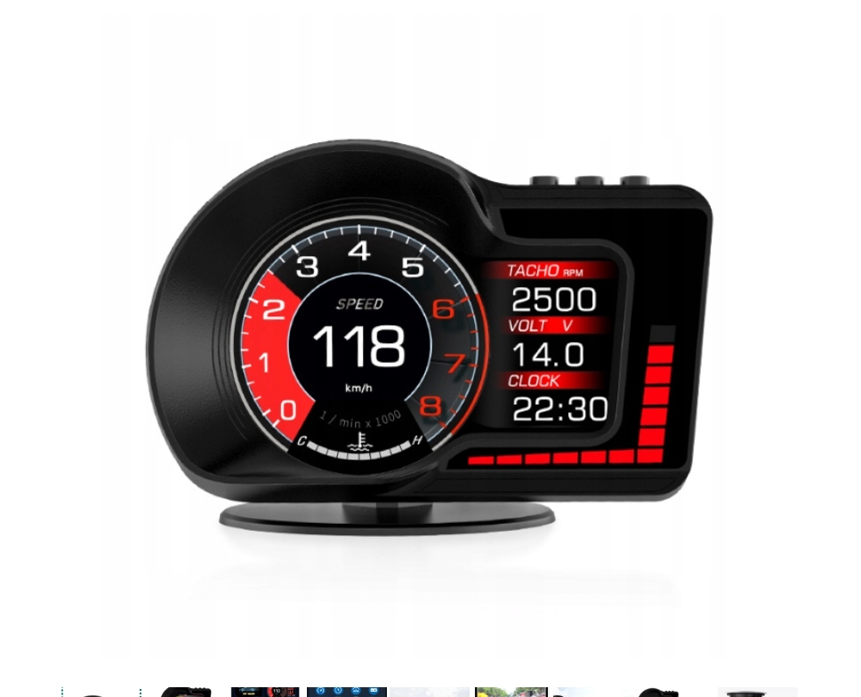 Levně OBD2 Gps Head-up displej Automobilový Displej