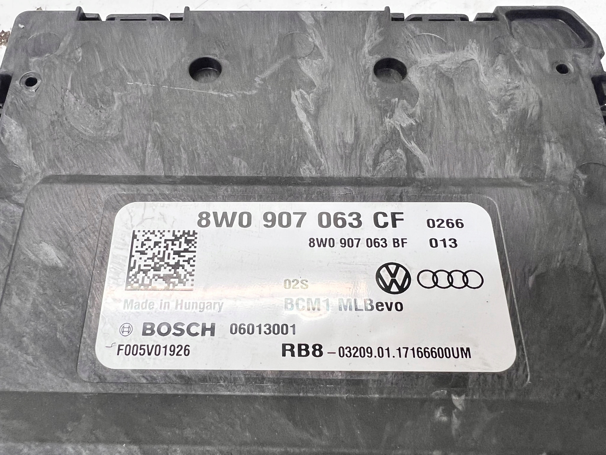 module control unit KOMFORTU AUDI A4 B9 A5 Q5 FY 8W0907063CF