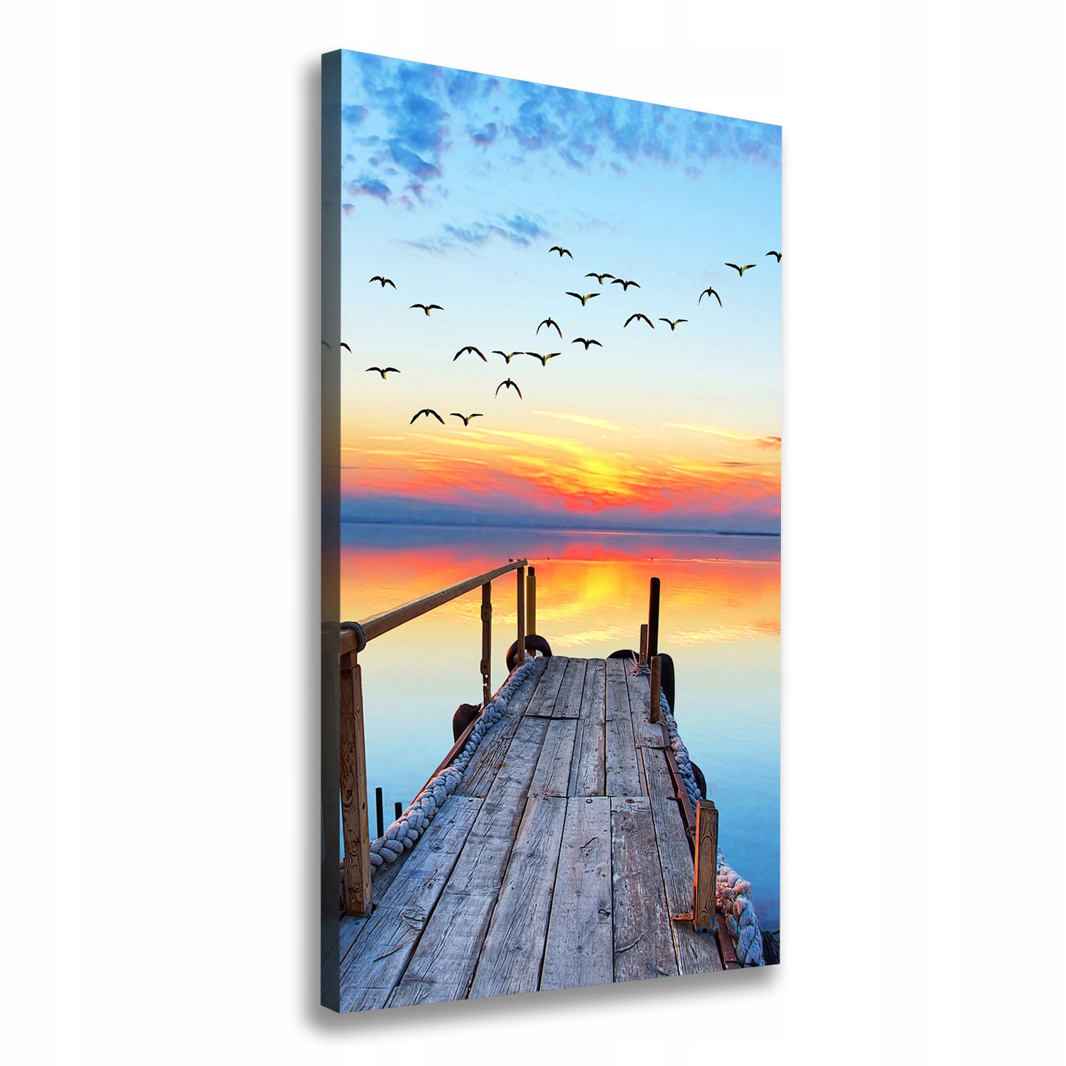 

Foto obraz na płótnie Drewniane molo 60x120 cm