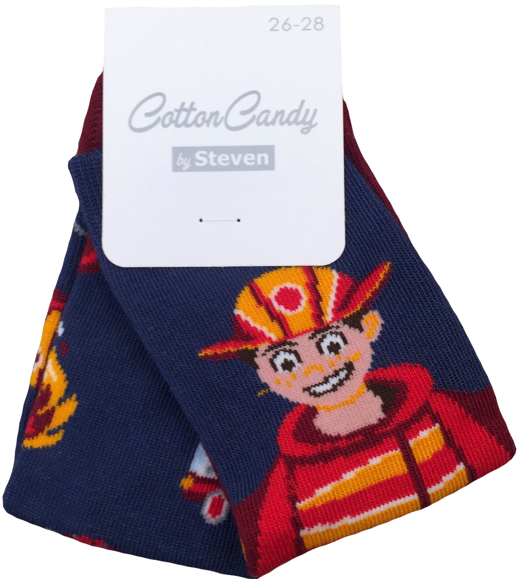 

Skarpetki 26-28 granatowe ze strażakiem strażak