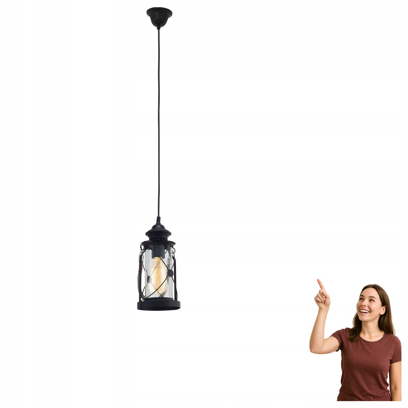 Závesná lampa Bradford 49213 Eglo