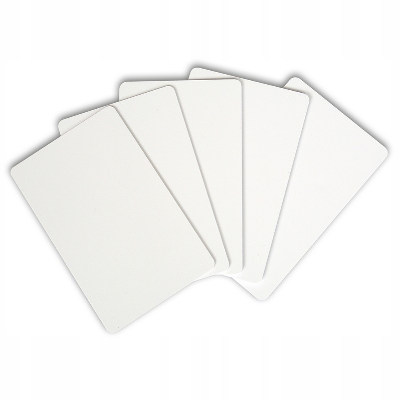 KARTA RFID MIFARE 13.56MHZ BIAŁA DO ZADRUKU